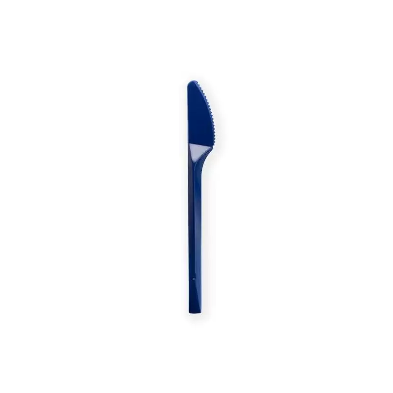 COLTELLI BLU DI PLASTICA - 20 PZ