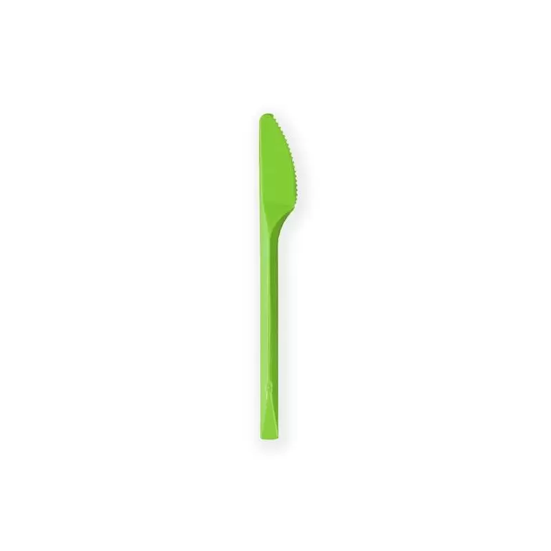 COLTELLI VERDE MELA DI PLASTICA - 20 PZ