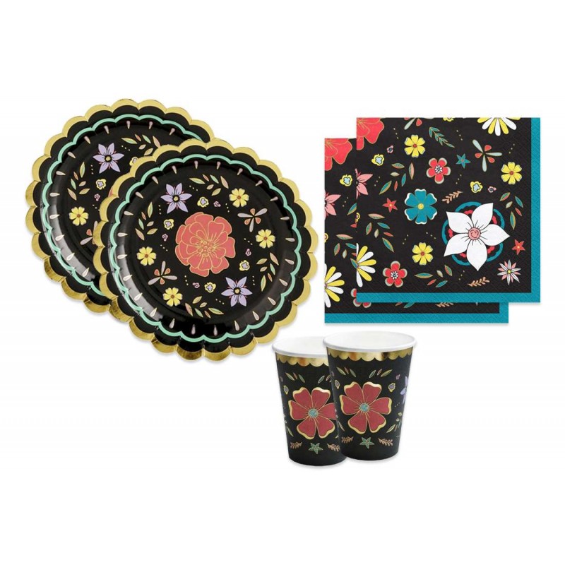KIT N.2 DIA DE LOS MUERTOS - COORDINATO TAVOLA HALLOWEEN