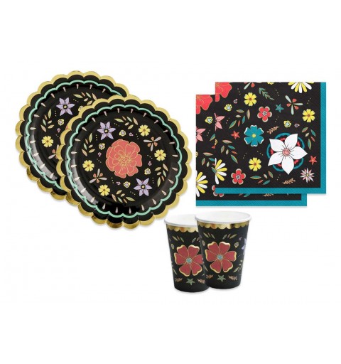 KIT N.2 DIA DE LOS MUERTOS - COORDINATO TAVOLA HALLOWEEN