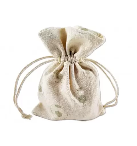 SACCHETTI PORTACONFETTI BEIGE – GRAFICA PALLONI DA CALCIO