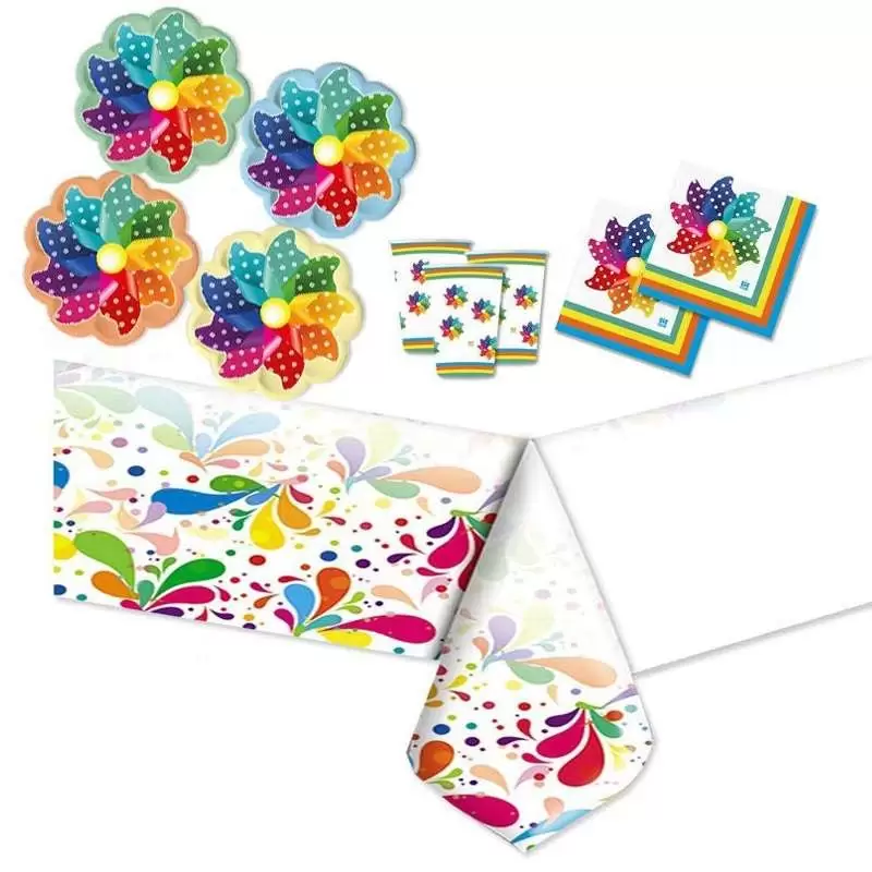 KIT N.3 GIRANDOLA – ACCESSORI TAVOLA MULTICOLOR