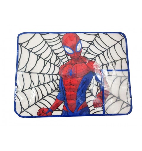 TOVAGLIETTA SPIDERMAN PLASTIFICATA BLU E ROSSA