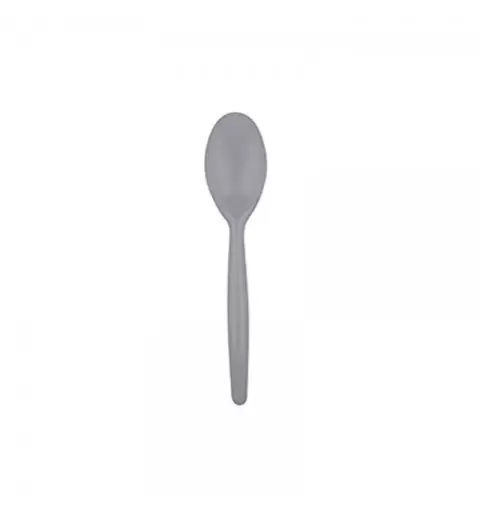 CUCCHIAI ARGENTO DI PLASTICA - 20 PZ