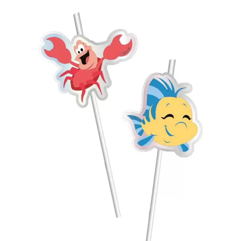 CANNUCCE LA SIRENETTA ARIEL - SEBASTIAN E FLOUNDER