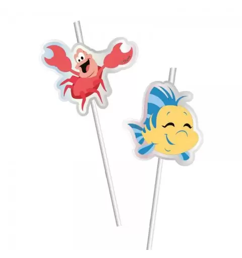 CANNUCCE LA SIRENETTA ARIEL - SEBASTIAN E FLOUNDER