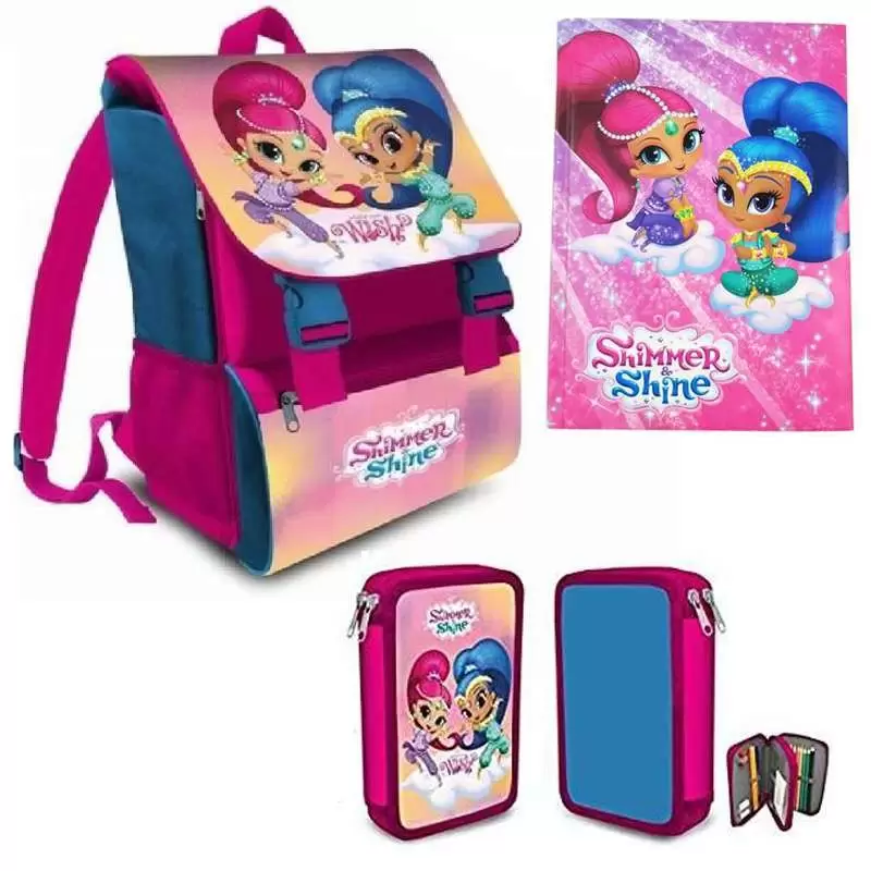SET SCUOLA SHIMMER AND SHINE N.1 – ZAINO DIARIO E ASTUCCIO