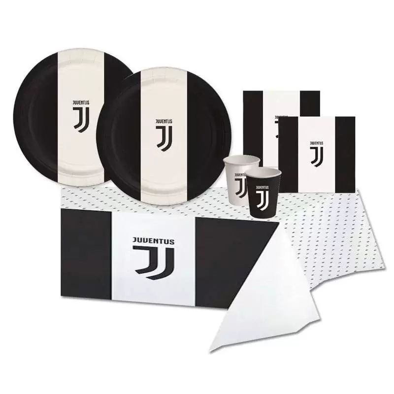 KIT N.16 JUVENTUS – ARTICOLI PER LA TAVOLA PER PICCOLI E GRANDI TIFOSI