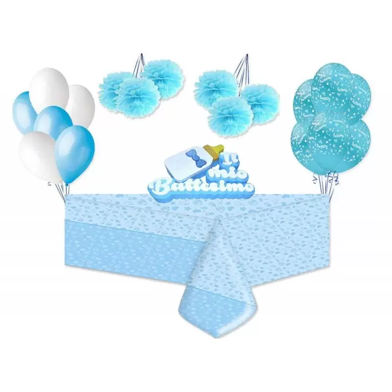 SWEET TABLE BATTESIMO - SET ALLESTIMENTO BATTESIMO CELESTE