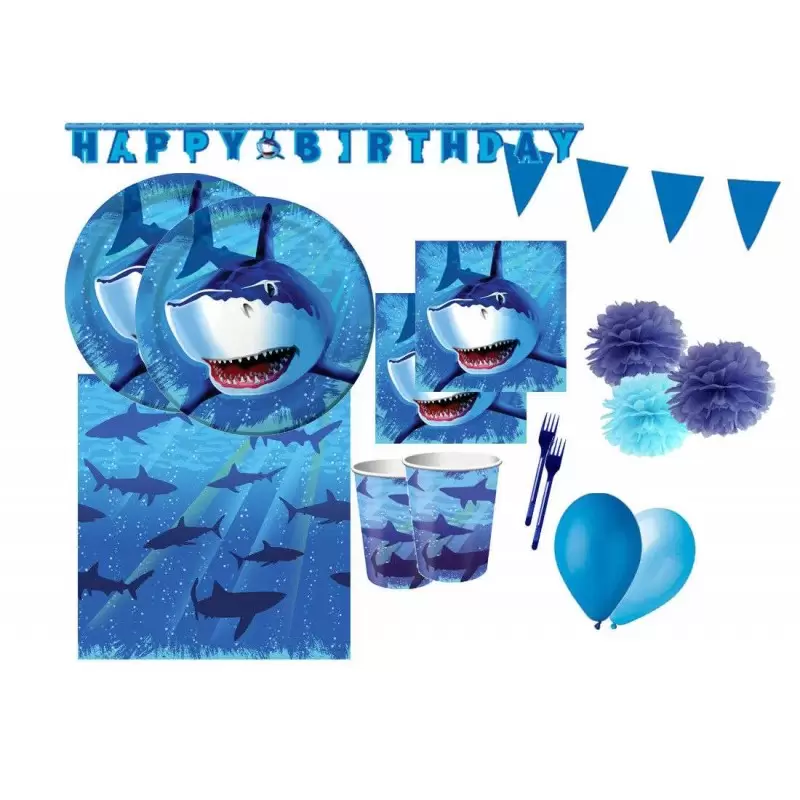 KIT N.54 SQUALI – ACCESSORI PER COMPLEANNO MARINO