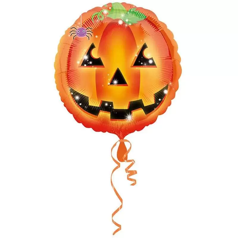 PALLONCINO FOIL A FORMA DI ZUCCA DI HALLOWEEN ARANCIONE