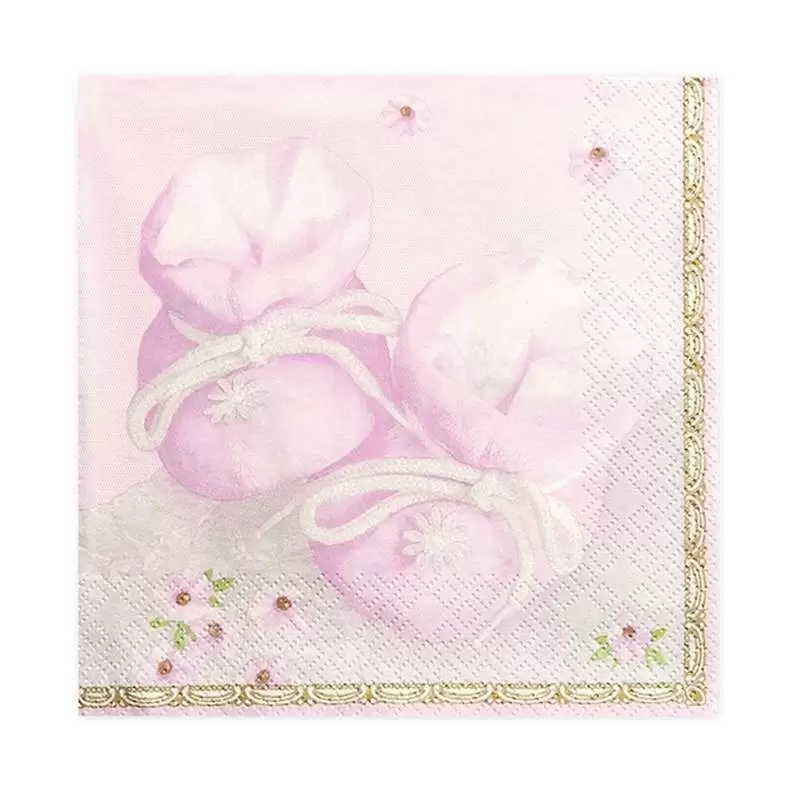 TOVAGLIOLI ROSA CON BABBUCCE BIMBA - 20 PZ