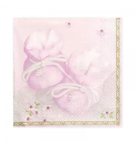 TOVAGLIOLI ROSA CON BABBUCCE BIMBA - 20 PZ