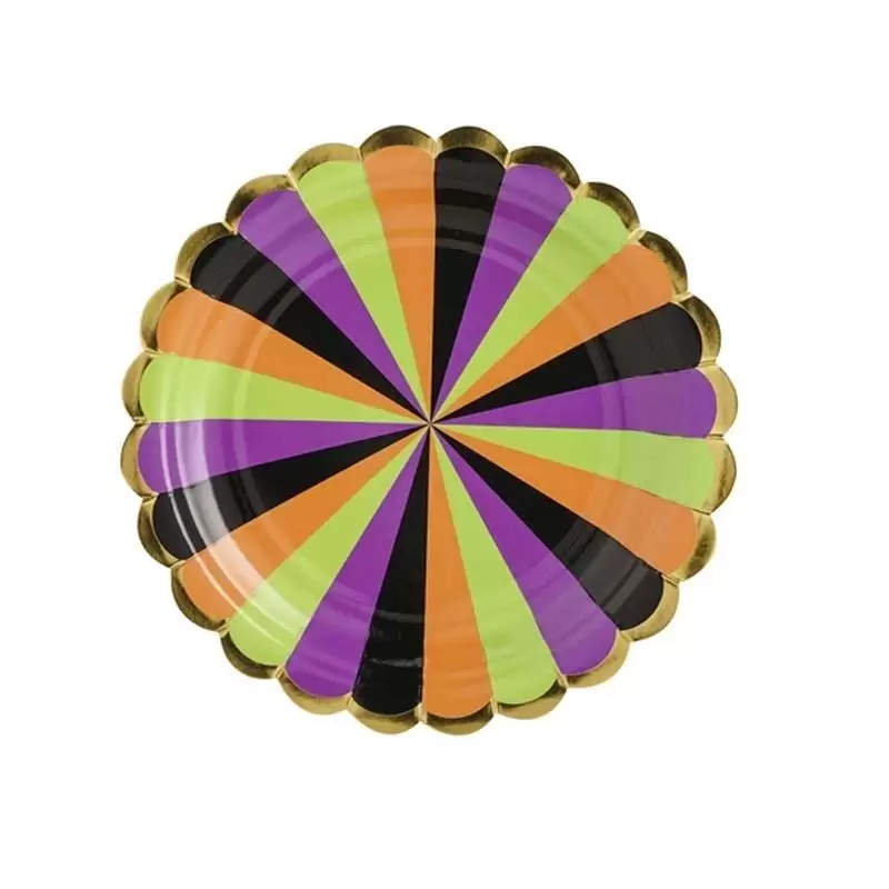 PIATTI HOCUS POCUS MIX DI COLORI - 6 PZ