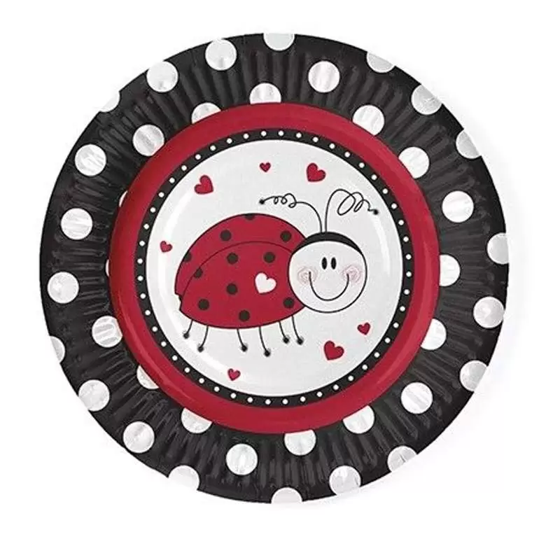 PIATTI COCCINELLE NEW - 6 PZ