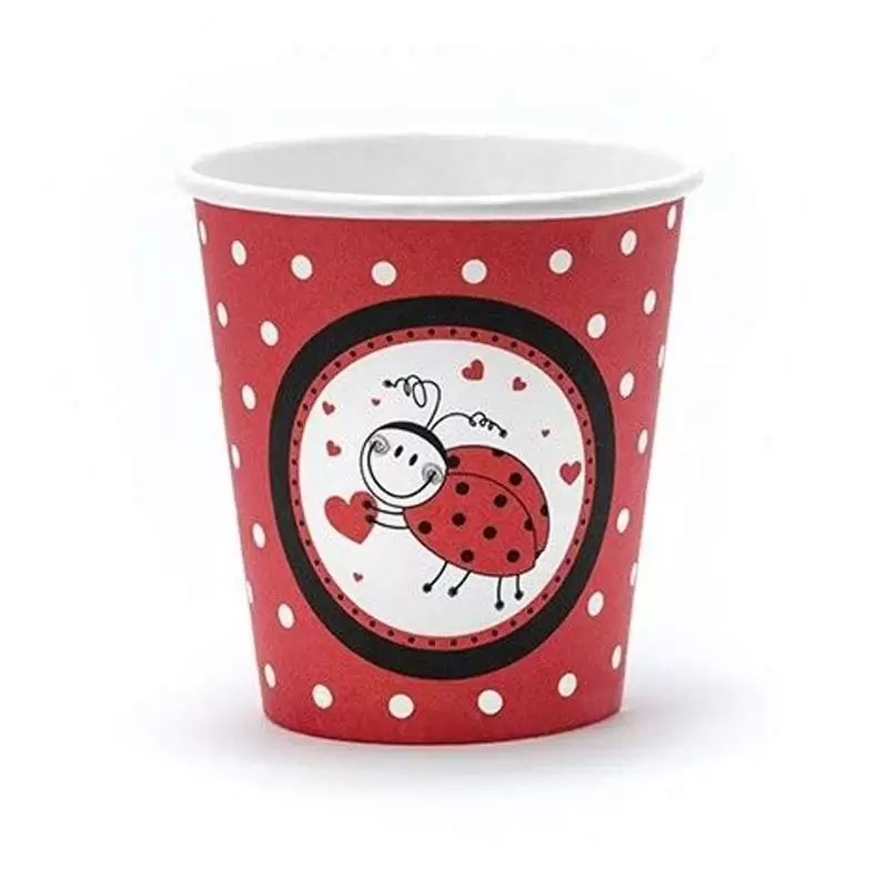 BICCHIERI COCCINELLE NEW - 6 PZ