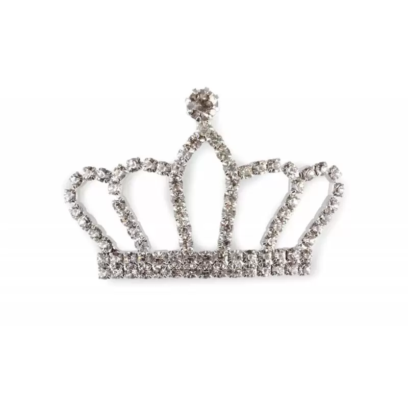 CORONA DA REGINA CON STRASS LUMINOSI - 6 PZ