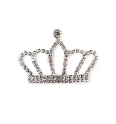 CORONA DA REGINA CON STRASS LUMINOSI - 6 PZ
