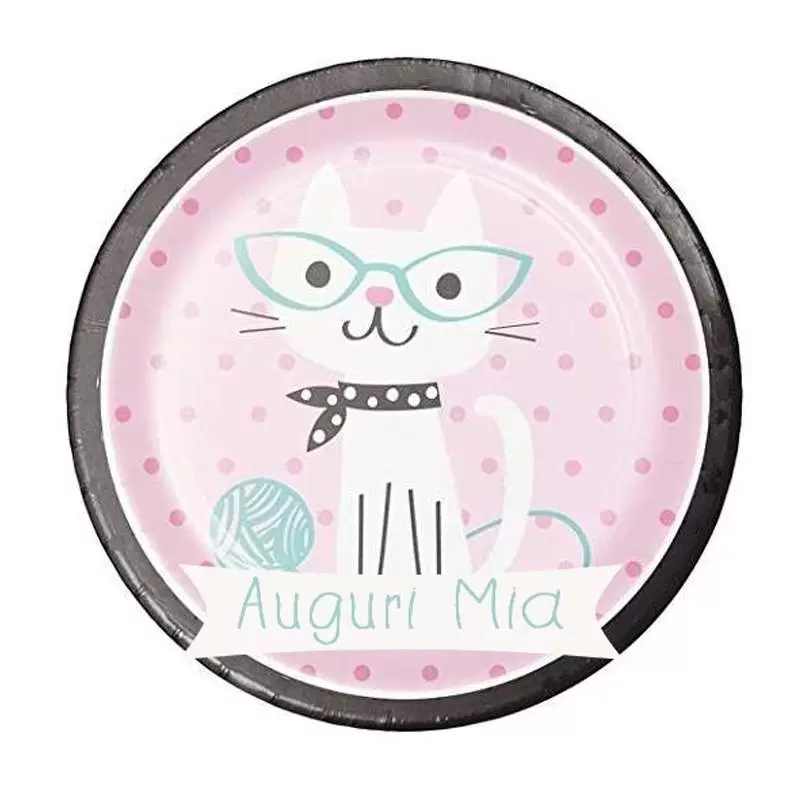 CIALDA GATTINA PER TORTE PERSONALIZZATA