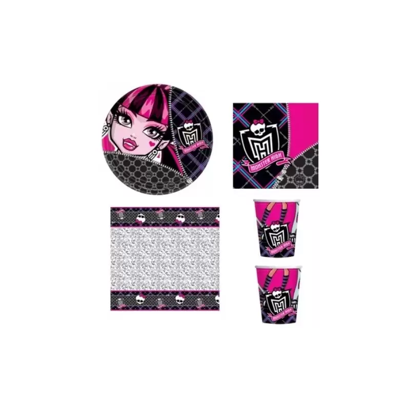 SET COMPLEANNO BAMBINA RAGAZZA MONSTER HIGHT
