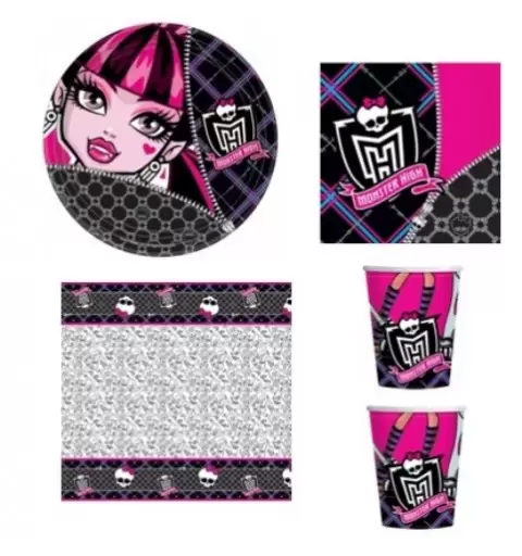 SET COMPLEANNO BAMBINA RAGAZZA MONSTER HIGHT