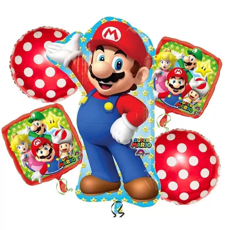 BOUQUET N.8 SUPER MARIO – PALLONCINI FOIL