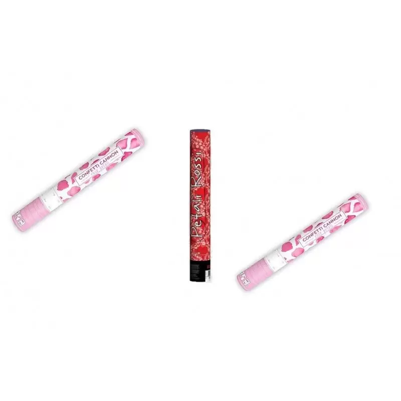 KIT 3 TUBI SPARA PETALI 2 BIANCO E 1 ROSSO 