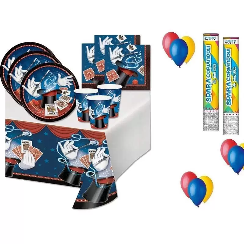 KIT N.30 MAGIC PARTY – SET TAVOLA PICCOLO MAGHETTO