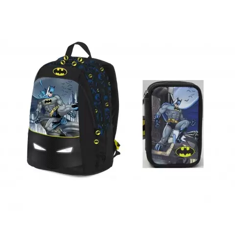 ZAINO E ASTUCCIO BATMAN – SET SCUOLA UOMO PIPISTRELLO