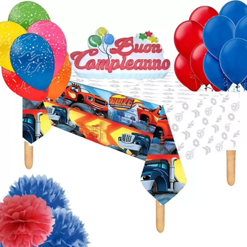 KIT ALLESTIMENTO BLAZE E LE MEGA MACHINE - SET FAI DA TE