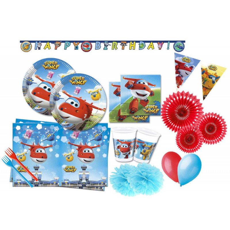 KIT N.62 SUPER WINGS - ACCESSORI TAVOLA PER BAMBINI