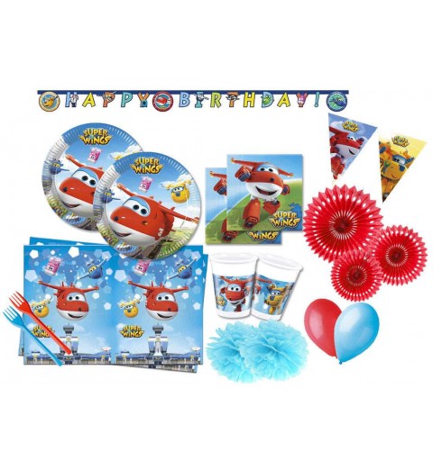 KIT N.62 SUPER WINGS - ACCESSORI TAVOLA PER BAMBINI