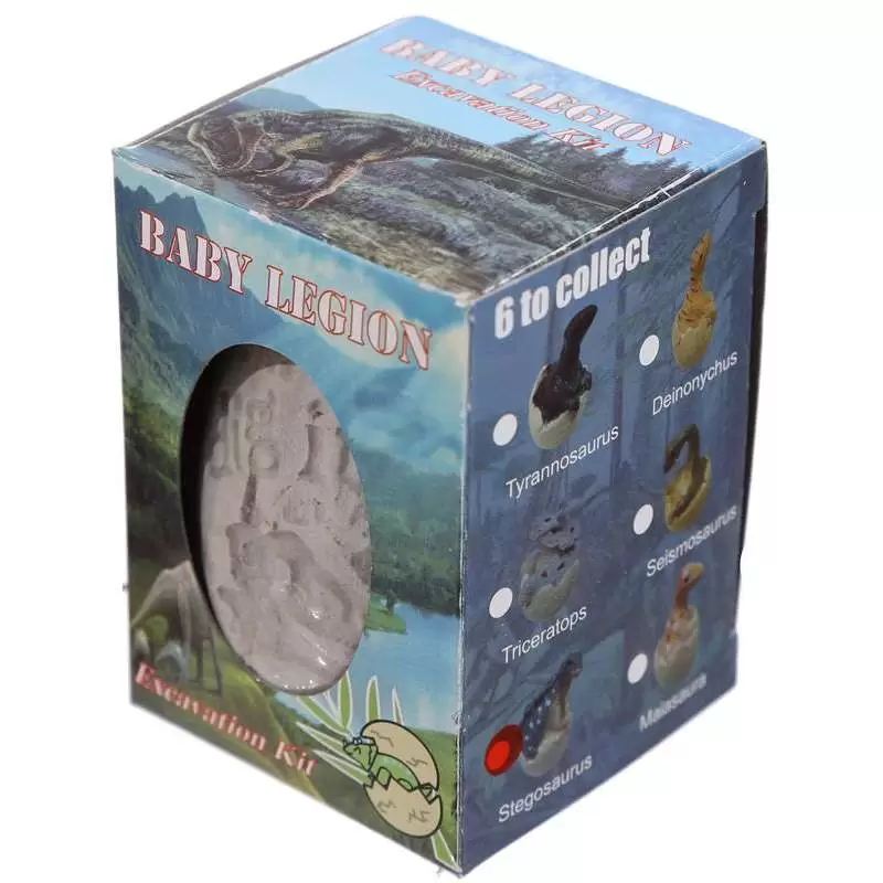 DINOSAURO DA SCAVARE - CON PICCOLO KIT DI SCAVO