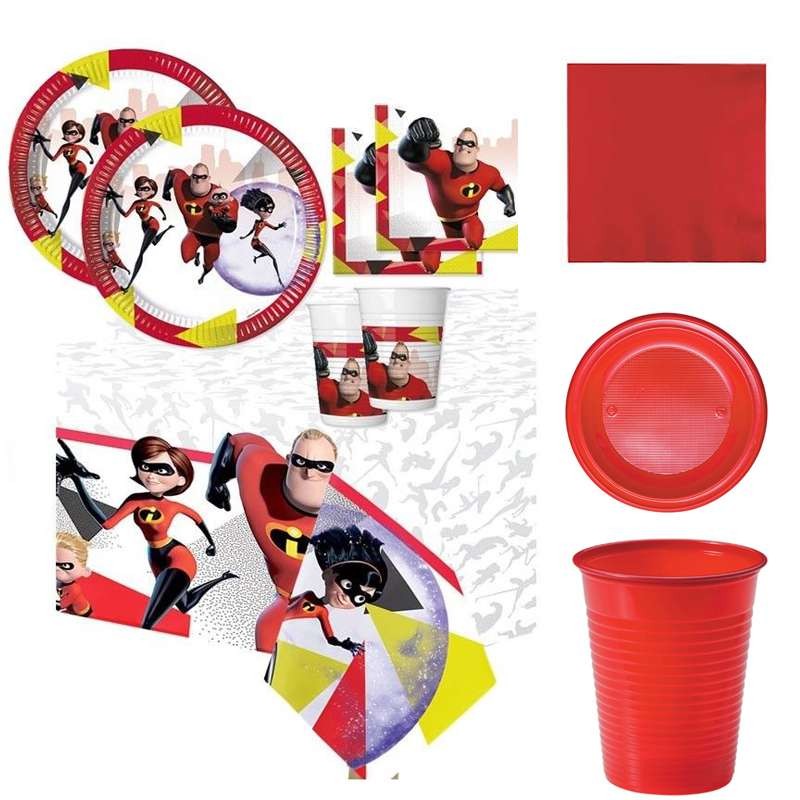 KIT N.7 GLI INCREDIBILI – ACCESSORI PER FESTA A TEMA