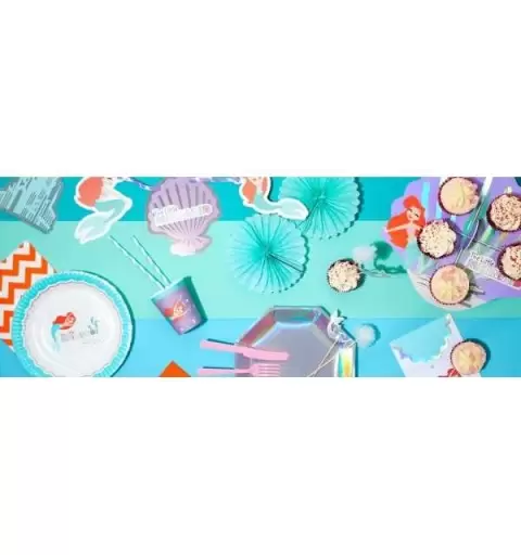 KIT N.54 ARIEL UNDER THE SEA – ARTICOLI FESTA A TEMA LA SIRENETTA