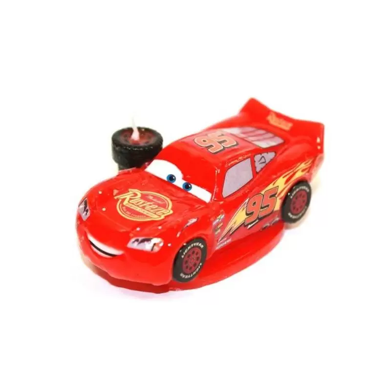CANDELINA SAGOMATA IN CERA SAETTA MC QUEEN – CARS 3