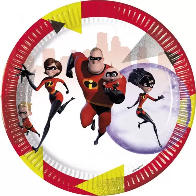 KIT N.46 GLI INCREDIBILI – ARTICOLI PER FESTA A TEMA SUPEREROI