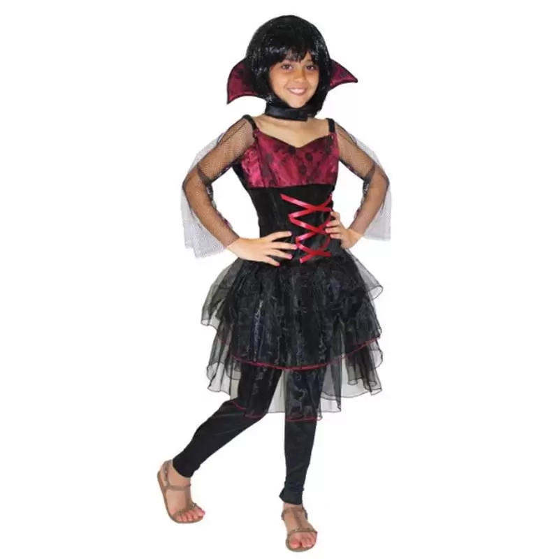 COSTUME VAMPIRA - VESTITO ORIGINALE PER HALLOWEEN