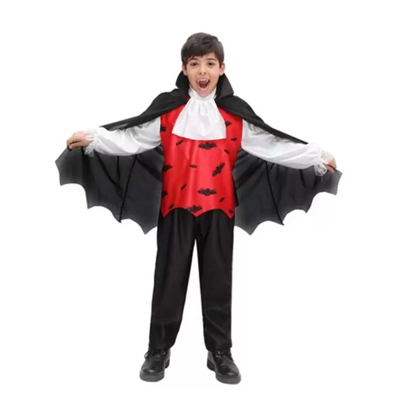 COSTUME VAMPIRO - VESTITO DRACULA PER BAMBINI