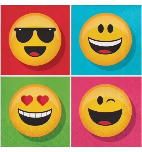 TOVAGLIOLI EMOTICON SMILE NEW - 16 PZ
