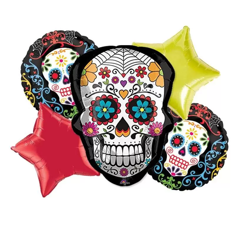 BOUQUET N.2 DIA DE LOS MUERTOS – COMPOSIZIONE PALLONCINI