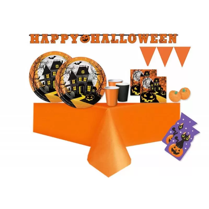 KIT N.51 HAUNTED HILL – COORDINATO TAVOLA HALLOWEEN