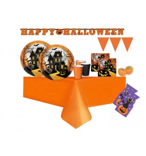 KIT N.51 HAUNTED HILL – COORDINATO TAVOLA HALLOWEEN
