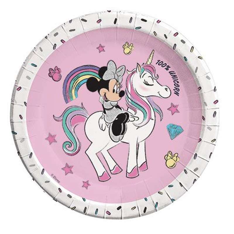 KIT N.29 MINNIE UNICORN – COORDINATO TAVOLA PER 80 PERSONE