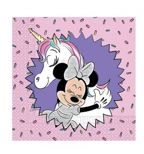 KIT N.29 MINNIE UNICORN – COORDINATO TAVOLA PER 80 PERSONE