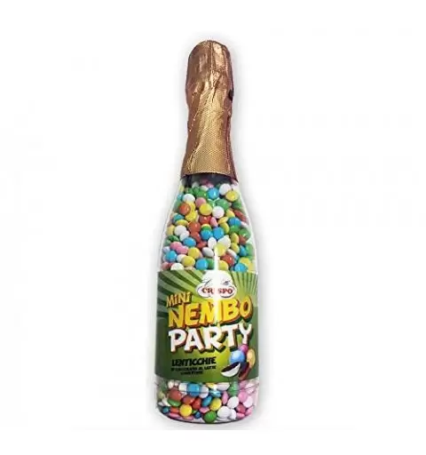 CRISPO BOTTIGLIA MINI NEMBO PARTY LENTICCHIE DI CIOCCOLATO 704684