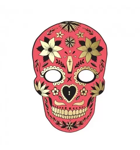 MASCHERA TESCHIO DIA DE LOS MUERTOS – 3 PZ