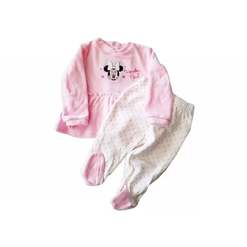 TUTINA MINNIE A DUE PEZZI IN CINIGLIA – ROSA E BIANCA POIS