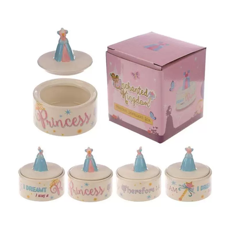 PORTAGIOIE CON VESTITO DA PRINCIPESSA – PORTA OGGETTI IN CERAMICA PER BAMBINE