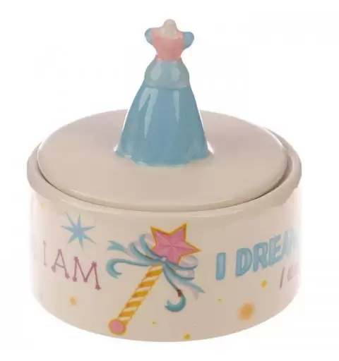 PORTAGIOIE CON VESTITO DA PRINCIPESSA – PORTA OGGETTI IN CERAMICA PER BAMBINE